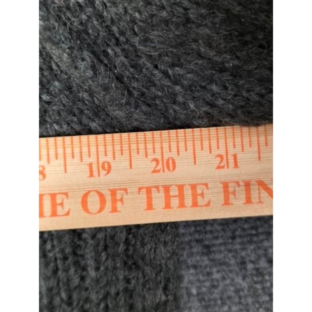 Ruby Moons Gray Knit Turtleneck Sweater Cozy Long… - image 6